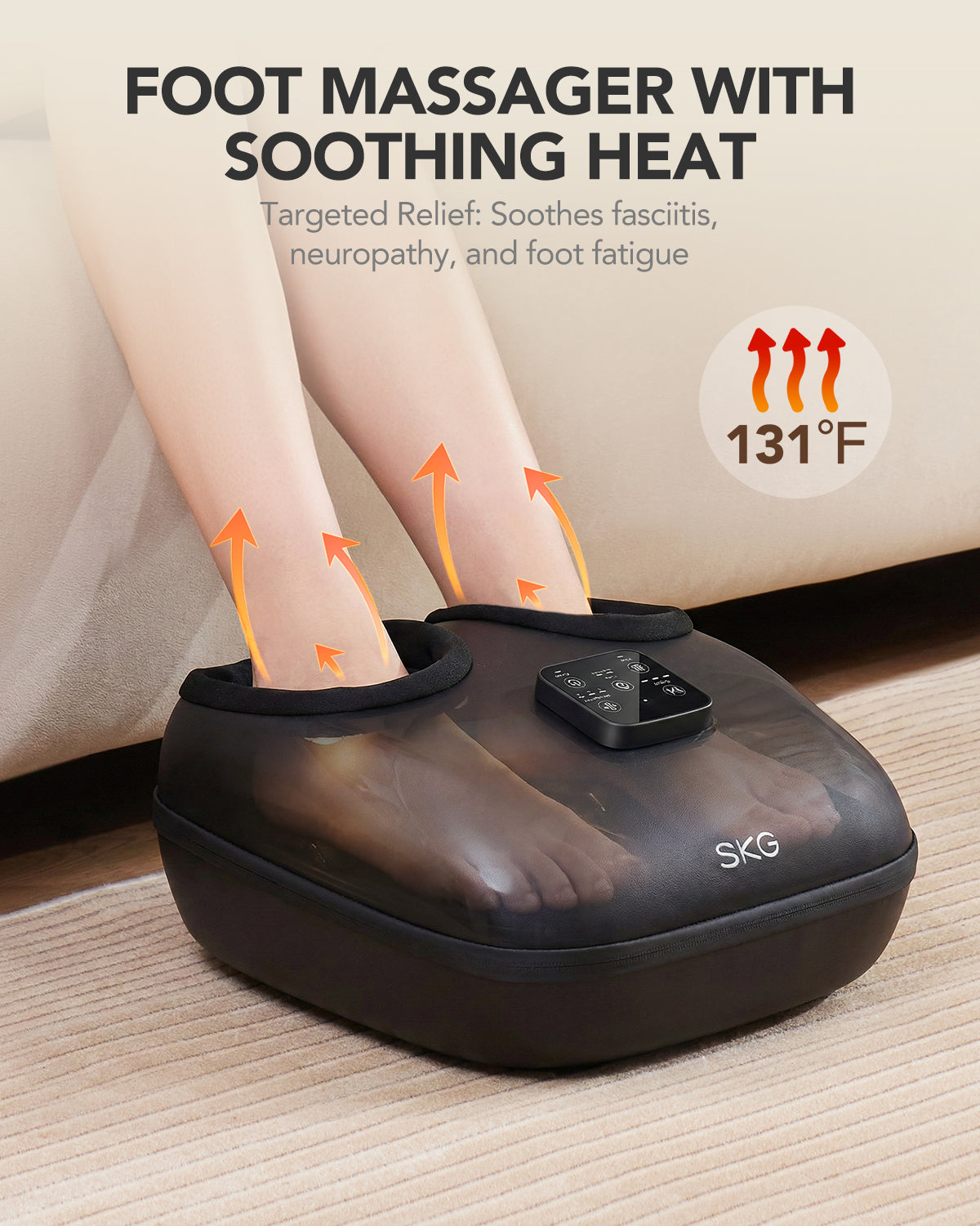 SKG YS100 Foot Massager Black 2.0