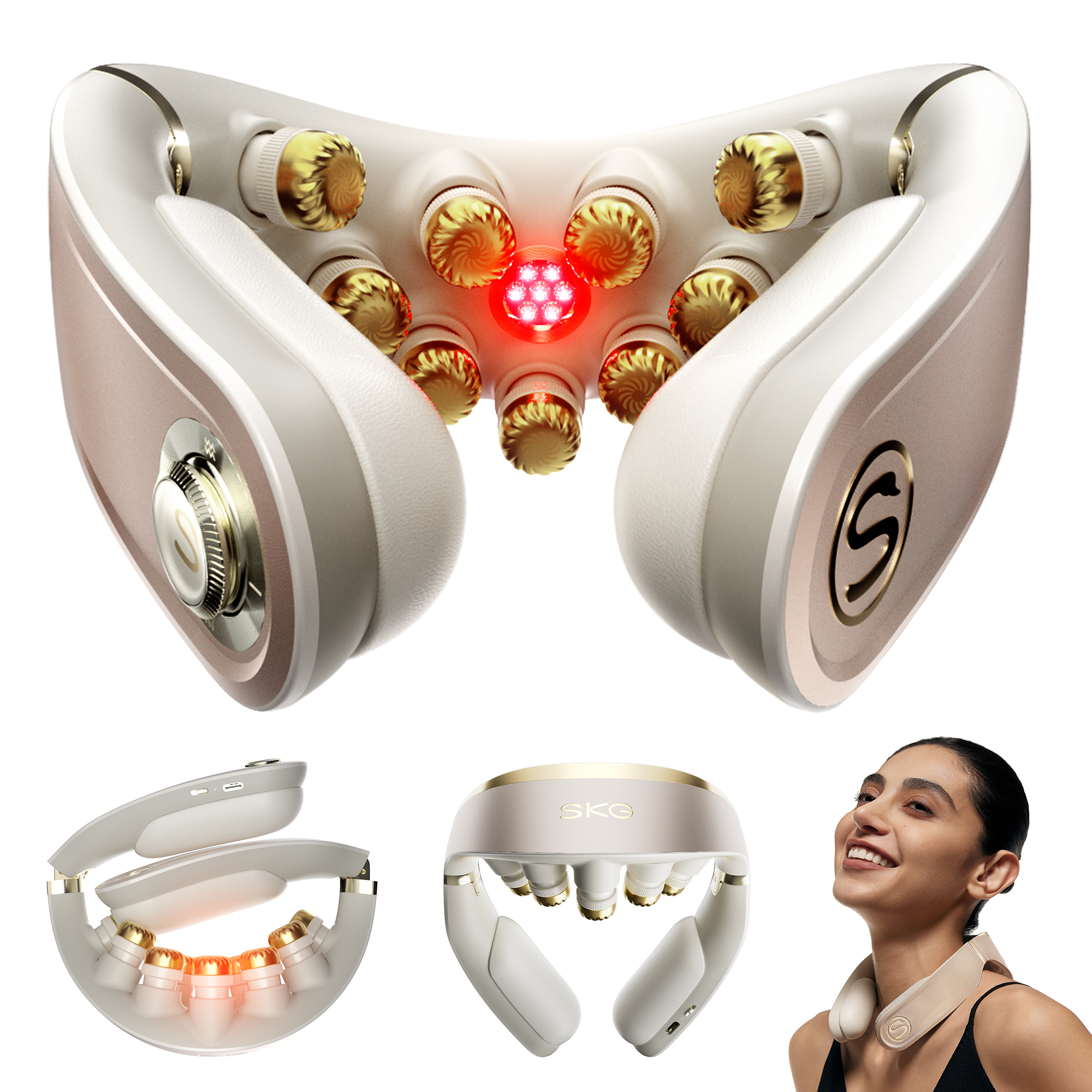 SKG G7 Pro Fold-Golden Neck Massager