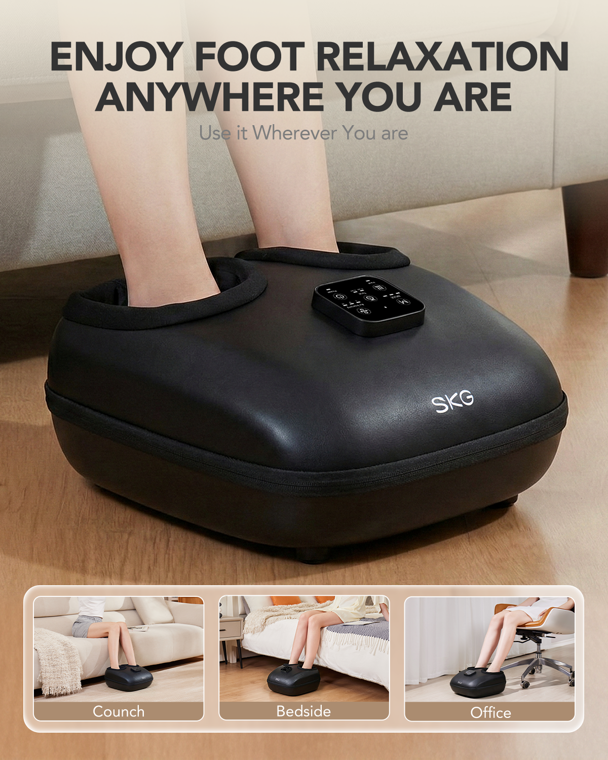 SKG YS100 Foot Massager Black 2.0