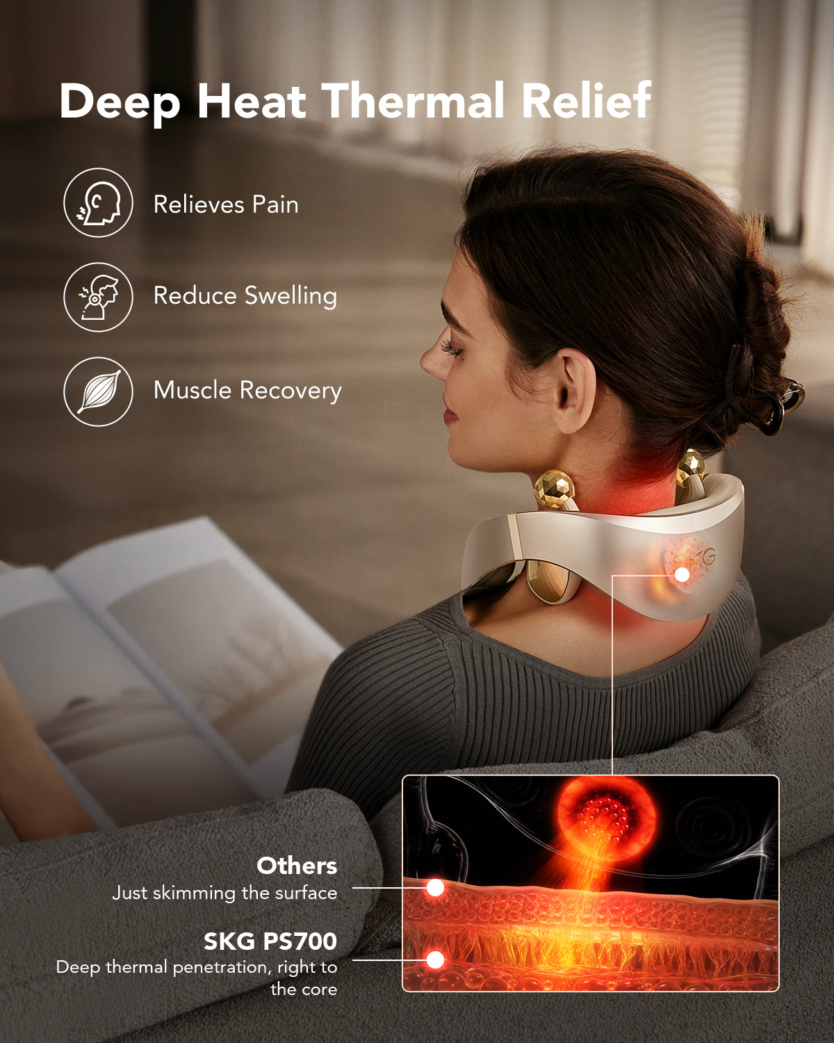 SKG Neck and Shoulder Massager PS700