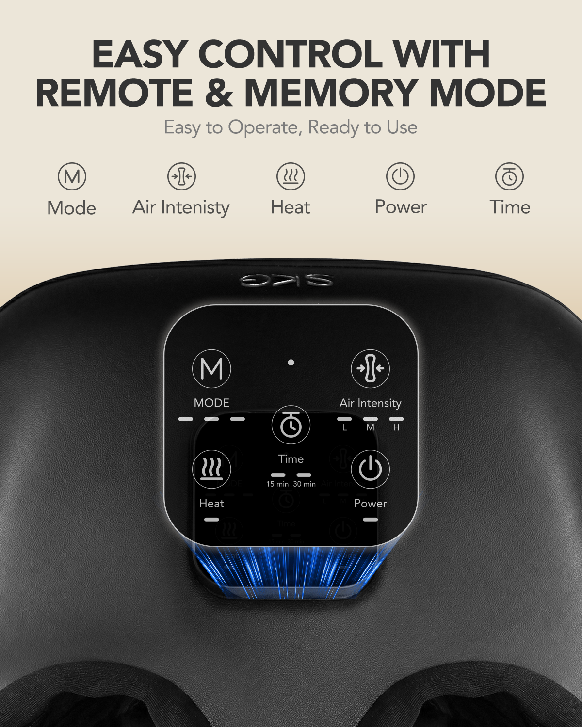 SKG YS100 Foot Massager Black 2.0