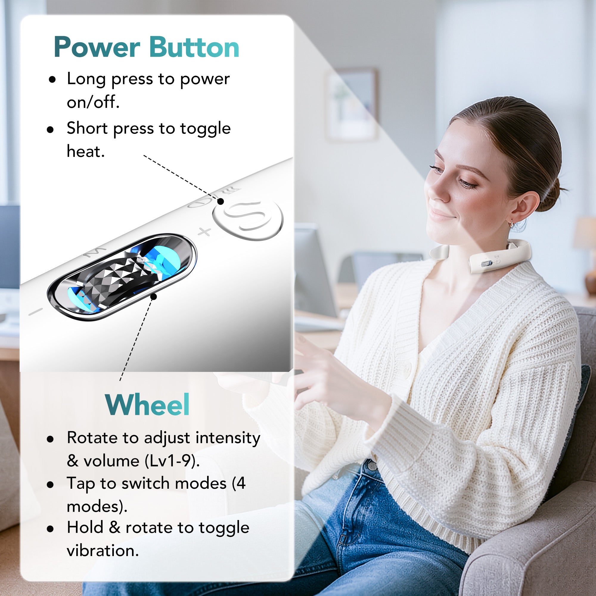 SKG K5-3 Pro Intelligent Neck Massager with Heat