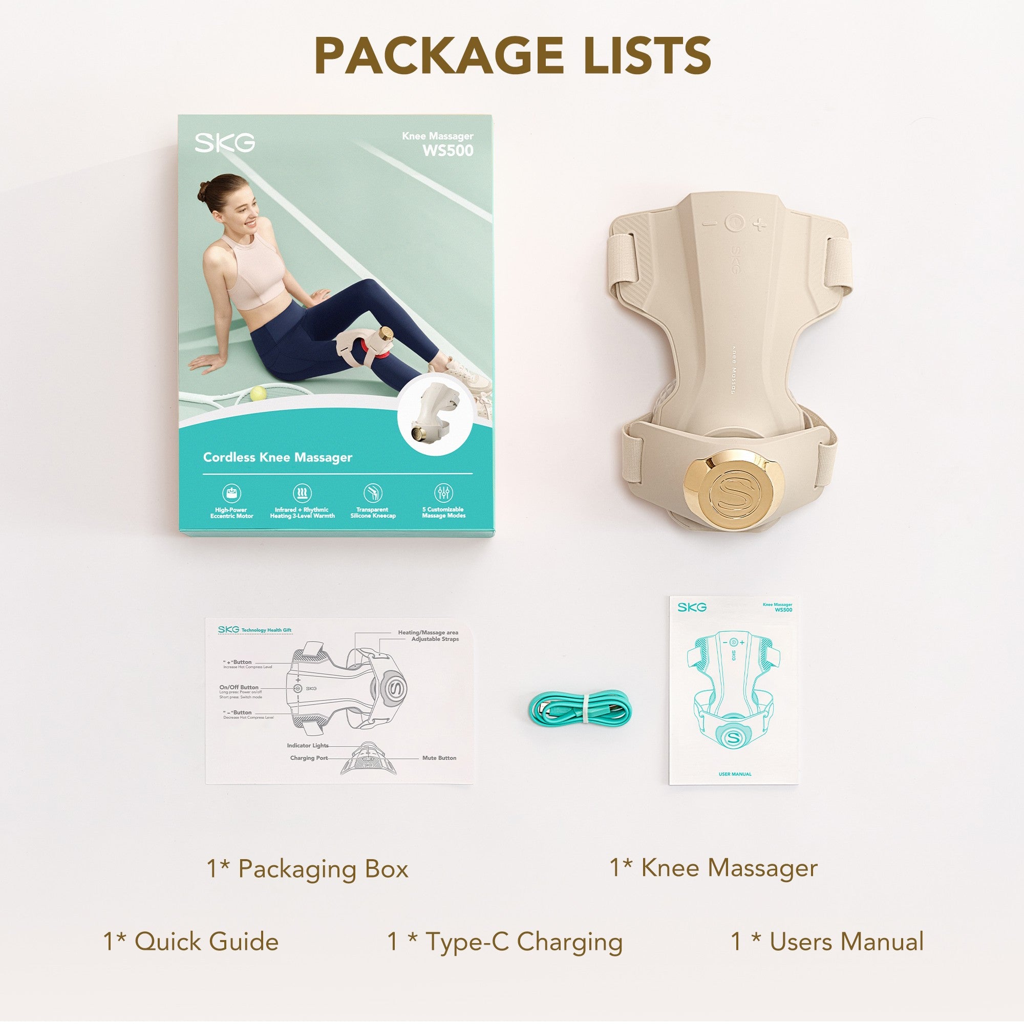 SKG WS500 Knee Massager