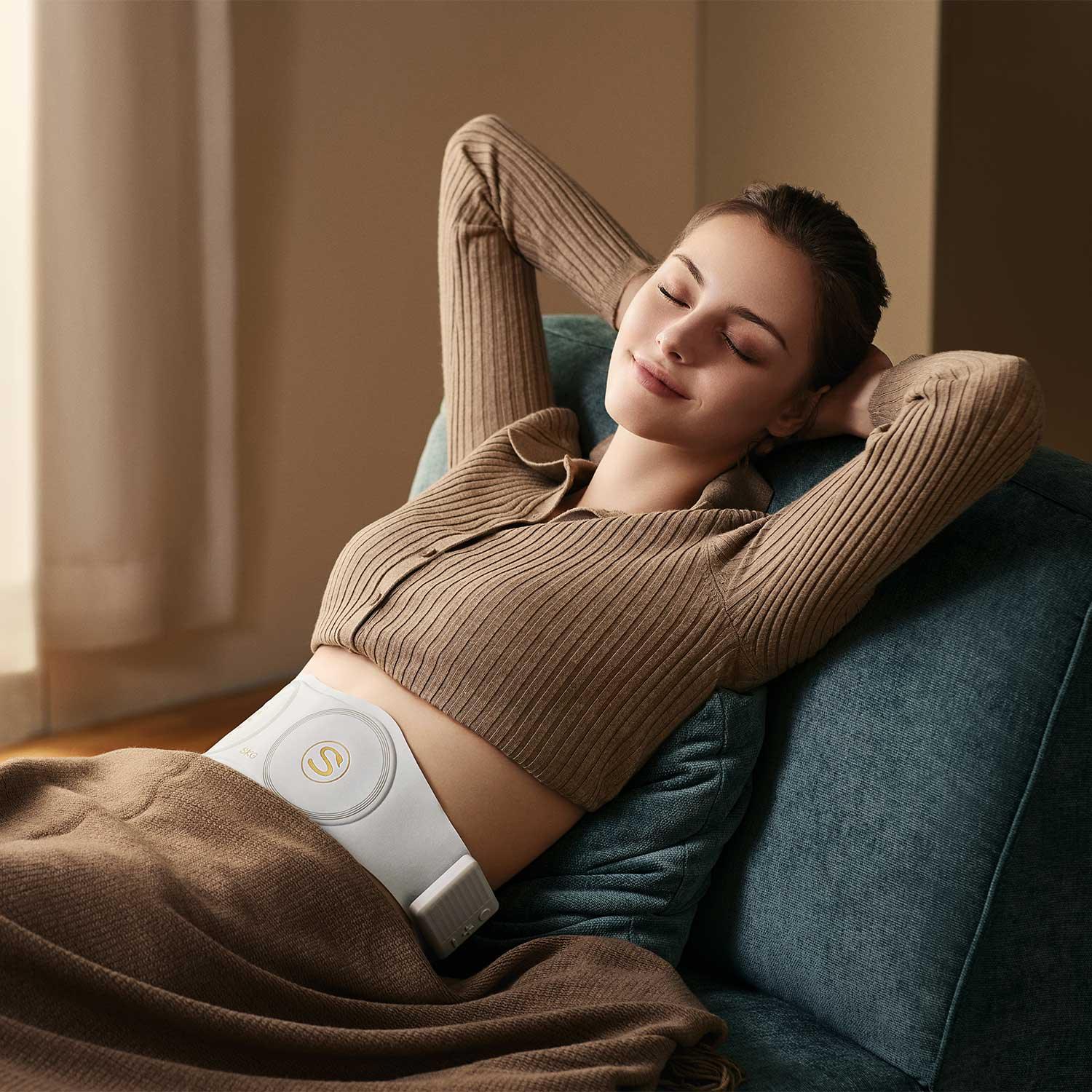 SKG W7 Skin-Friendly Fabrics Waist Massager With Heat - SKG