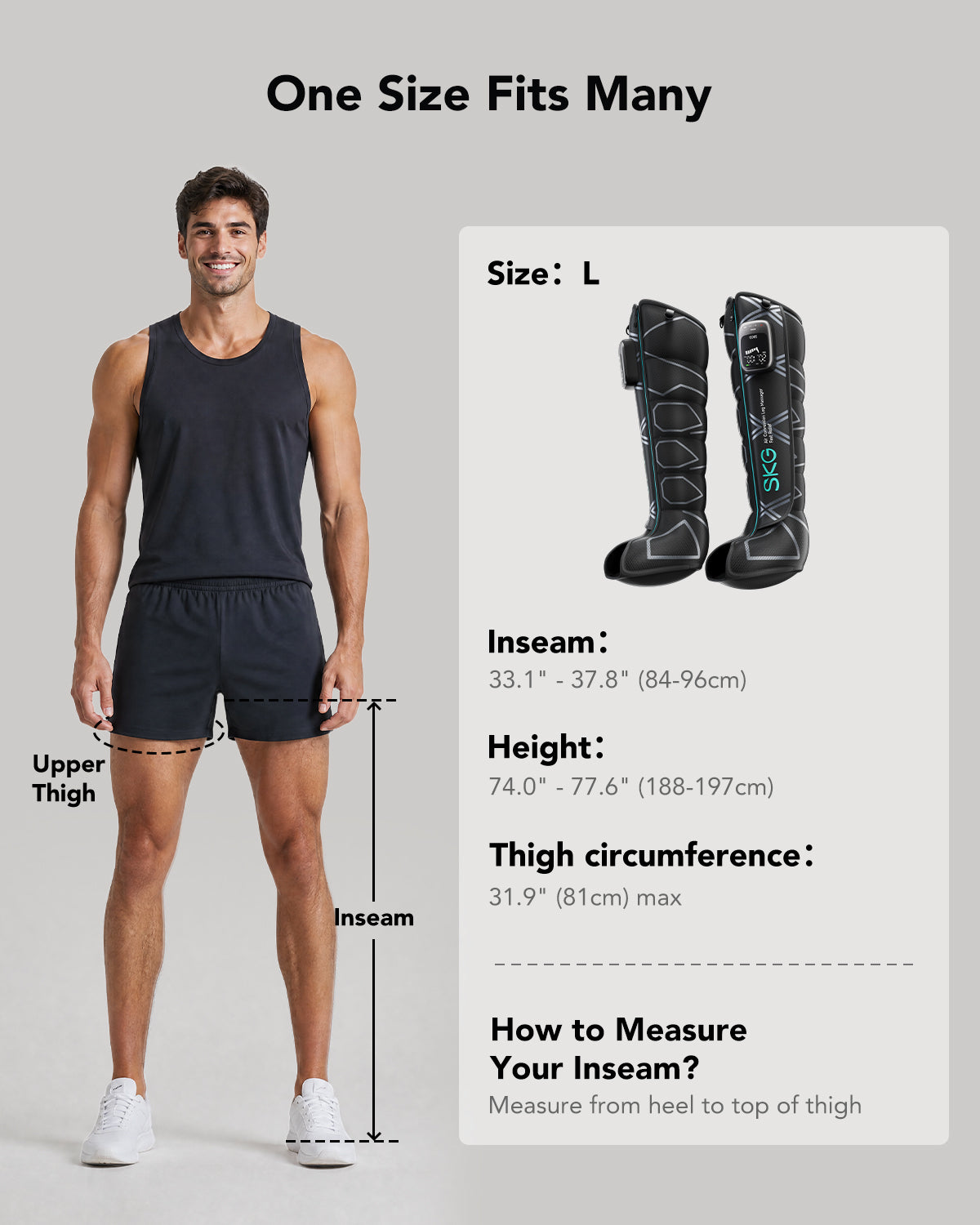 SKG  Air Compression Leg Massager