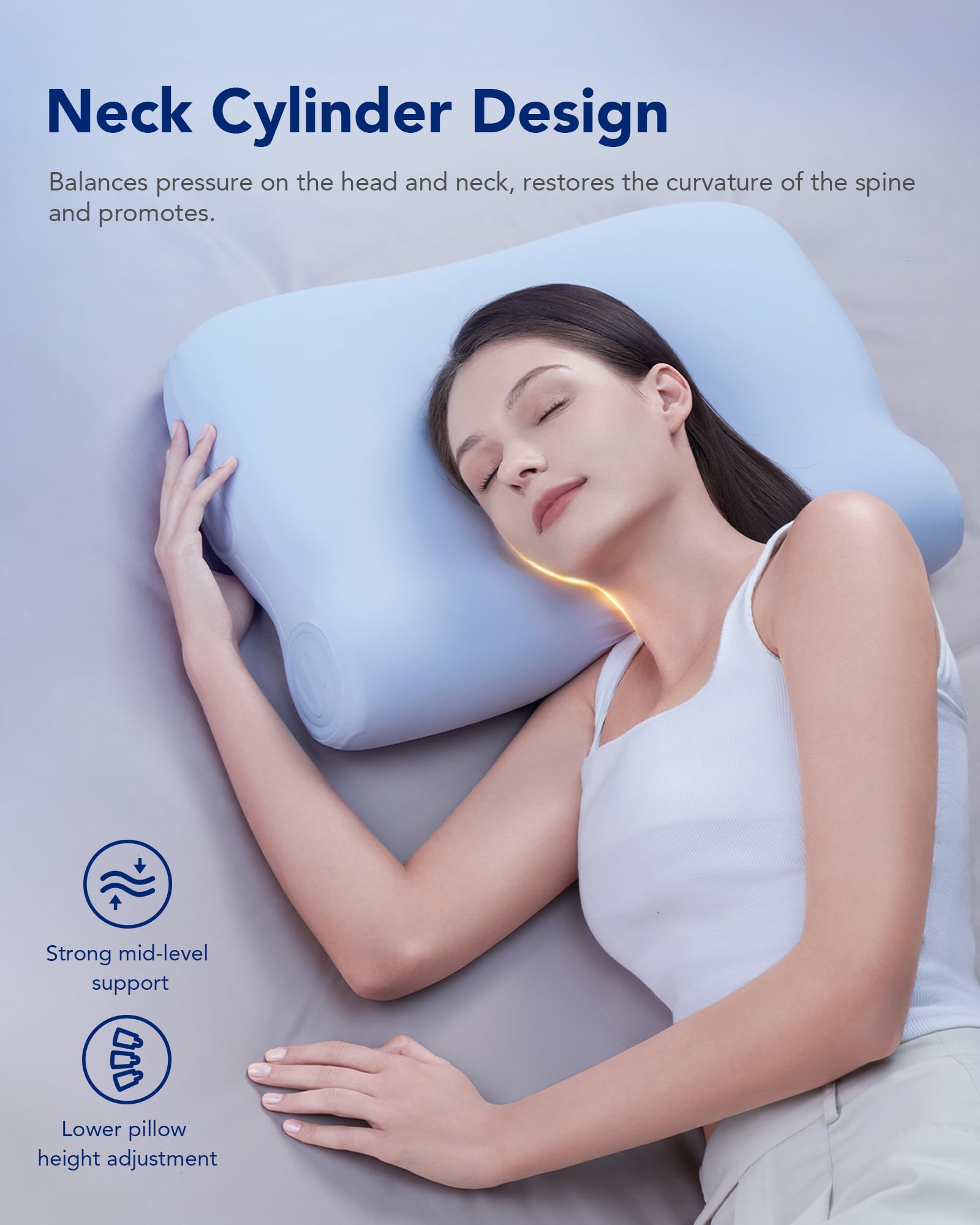 SKG P3E Cervical Neck Pillow for Pain Relief （Exclusively sold in the USA）