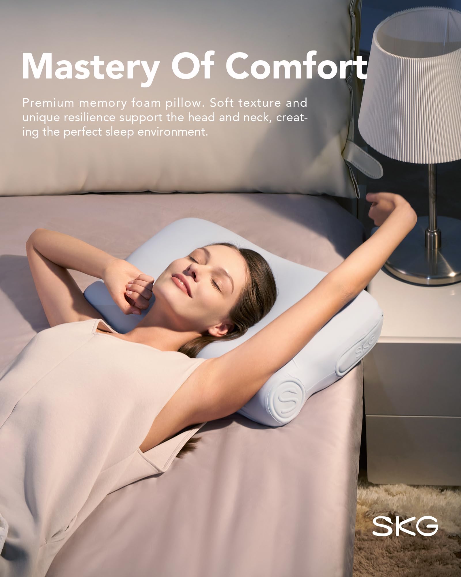 SKG P3E Cervical Neck Pillow for Pain Relief （Exclusively sold in the USA）