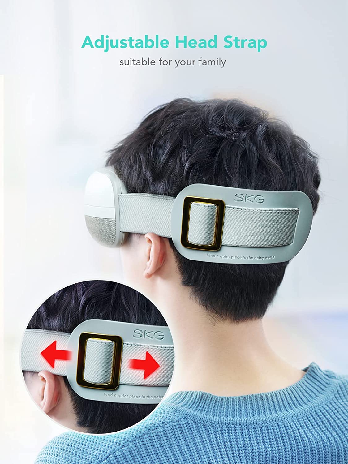 SKG E3 Eye Massager with Heat for Migraines - SKG