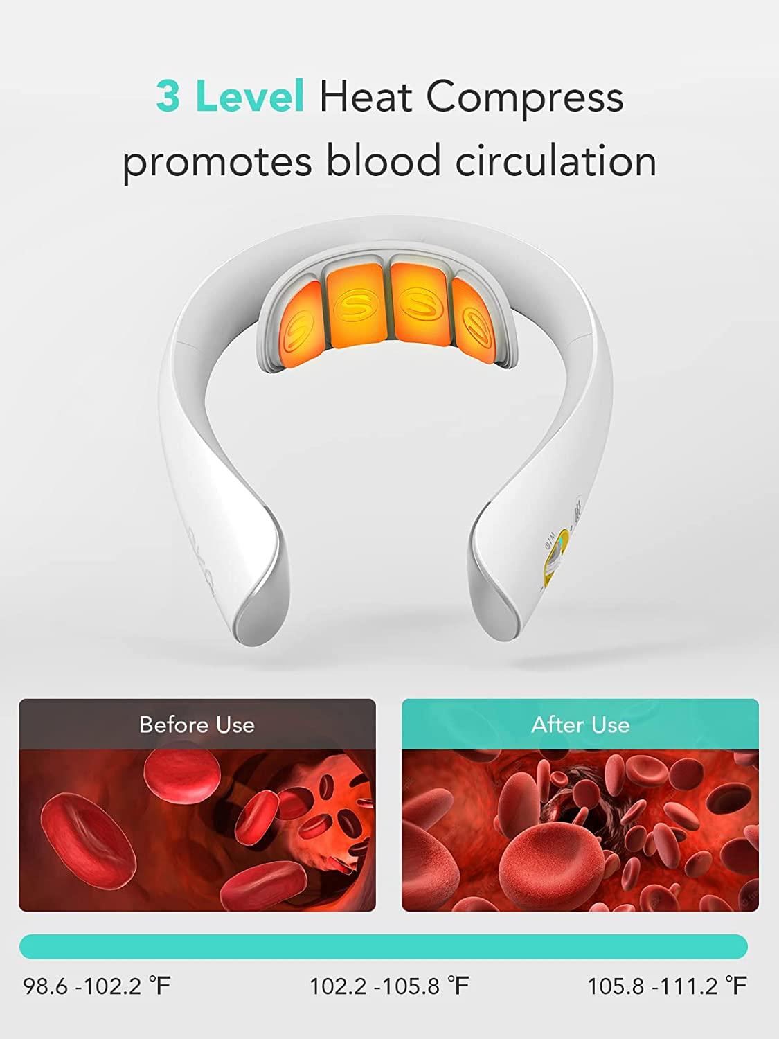 SKG K5 Pro Intelligent Neck Massager with Heat - SKG