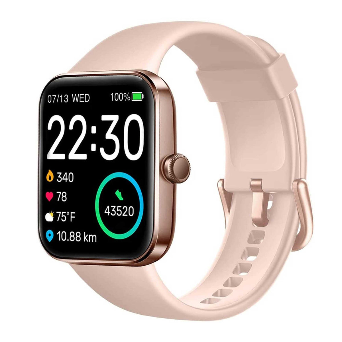 Mobile, Laptop, Camera & Computer Accessories Online in India :: Smart  Wearables :: Smart Watches :: Fireboltt Warrior | BSW105 | Smart Watch |  Rose Gold |