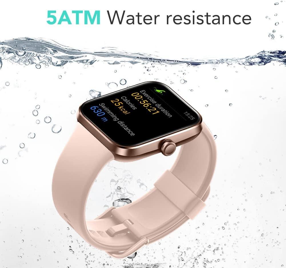 SKG V7 Smart Watch, Fitness Tracker with 5ATM Swimming Waterproof - SKG